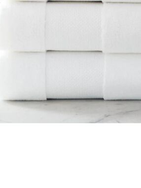 Restoration Hardware White Bath Towels - Set of 2